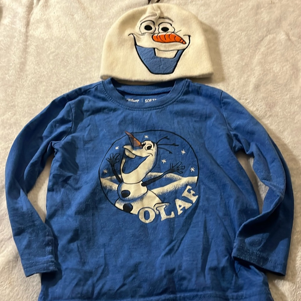 Olaf hat and Long Sleeve